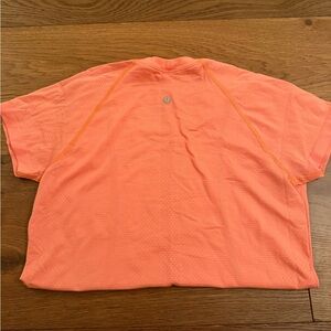 orange lululemon swiftly tech